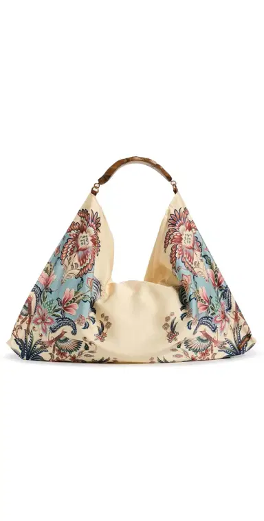 Farm Rio Satin Scarf Medium Bag | Thumbnail 1 Farm Rio Satin Scarf Medium Bag | Thumbnail 1