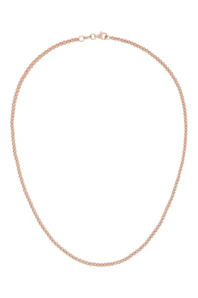 Carolina Bucci Discoball Necklace - Rose Gold
