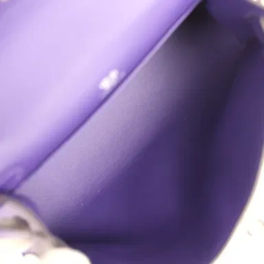 HERMÈS Hermes Kelly Pochette Purple Swift Palladium Hardware | Thumbnail 8