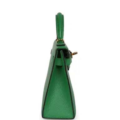 HERMÈS Pre-owned Hermes Kelly Sellier 20 Bambou Chevre Mysore Gold Hardware | Thumbnail 3 HERMÈS Pre-owned Hermes Kelly Sellier 20 Bambou Chevre Mysore Gold Hardware | Thumbnail 3