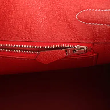 HERMÈS Pre-owned Hermes Special Order (HSS) Birkin 30 Bubblegum Pink, Rouge Casaque Chevre Mysore Palladium Hardware | Thumbnail 9 HERMÈS Pre-owned Hermes Special Order (HSS) Birkin 30 Bubblegum Pink, Rouge Casaque Chevre Mysore Palladium Hardware | Thumbnail 9