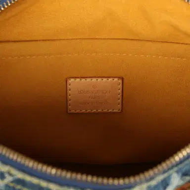 Louis Vuitton Vintage Louis Vuitton Neo Speedy Blue Denim Monogram Gold Hardware | Thumbnail 11 Louis Vuitton Vintage Louis Vuitton Neo Speedy Blue Denim Monogram Gold Hardware | Thumbnail 11