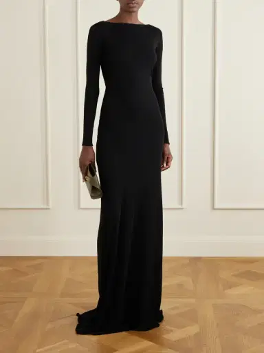 Alex Perry Open-back Jersey Gown | Thumbnail 2 Alex Perry Open-back Jersey Gown | Thumbnail 2