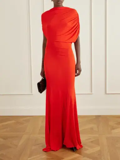 Alex Perry Draped Jersey Gown | Thumbnail 2 Alex Perry Draped Jersey Gown | Thumbnail 2