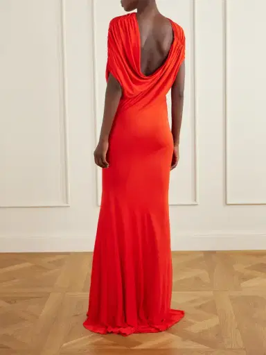 Alex Perry Draped Jersey Gown | Thumbnail 3 Alex Perry Draped Jersey Gown | Thumbnail 3