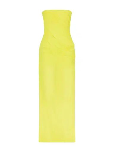Alex Perry Draped Mesh Midi Dress | Thumbnail 1 Alex Perry Draped Mesh Midi Dress | Thumbnail 1