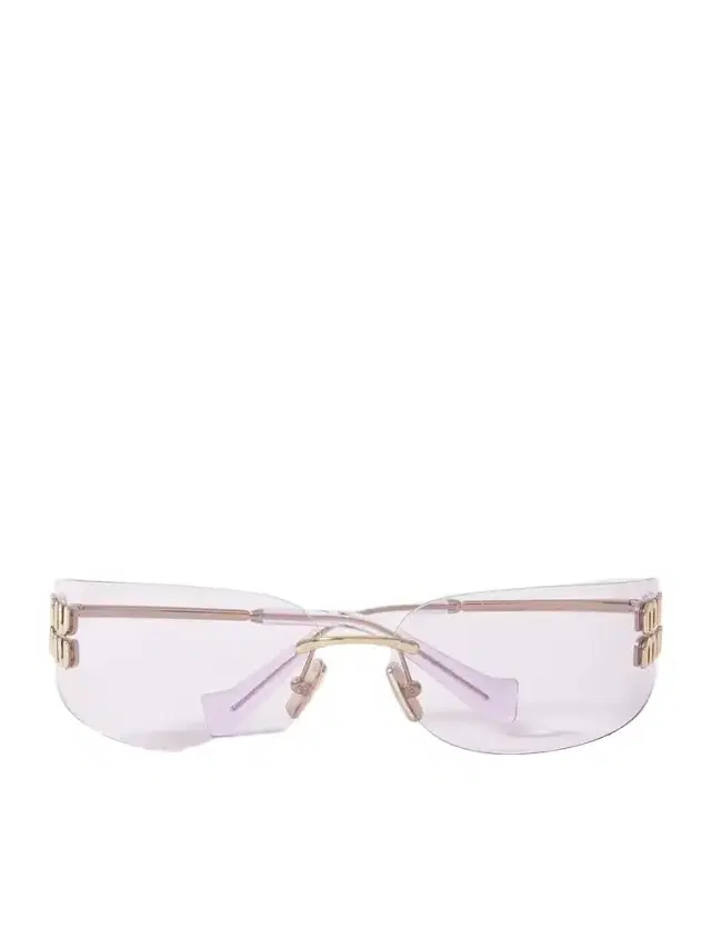 Miu Miu Eyewear D-frame Gold-tone Sunglasses