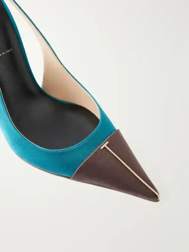 Tom Ford 105 Crystal-embellished Satin Slingback Pumps | Thumbnail 5 Tom Ford 105 Crystal-embellished Satin Slingback Pumps | Thumbnail 5