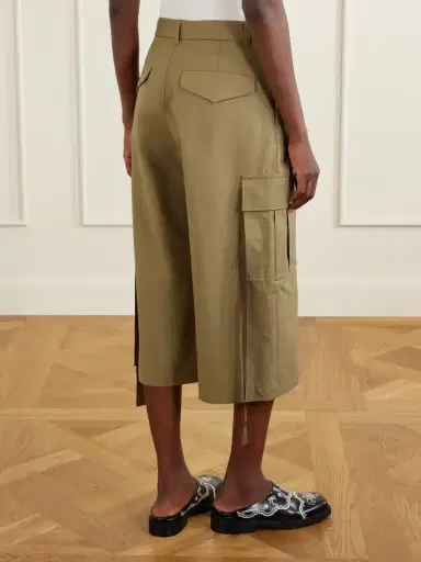 Sacai Cotton Wide-leg Cargo Pants | Thumbnail 4