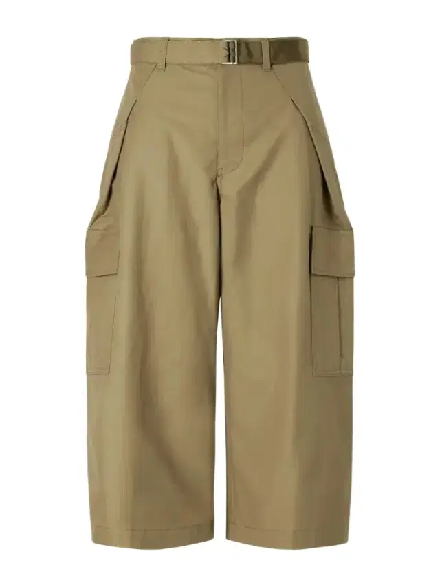 Sacai Cotton Wide-leg Cargo Pants