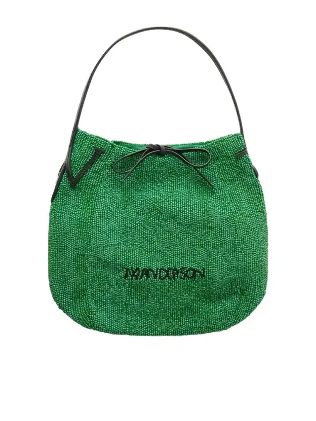 JW Anderson Bead-embellished Leather-trimmed Canvas Tote