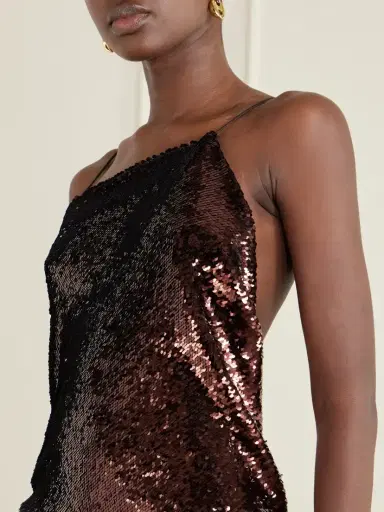 Alex Perry Sequined Mesh Mini Dress | Thumbnail 5 Alex Perry Sequined Mesh Mini Dress | Thumbnail 5
