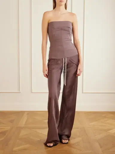 Rick Owens Strapless Wool-blend Bustier Top | Thumbnail 2