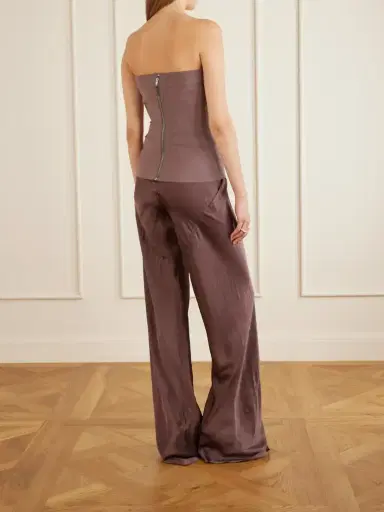 Rick Owens Strapless Wool-blend Bustier Top | Thumbnail 3
