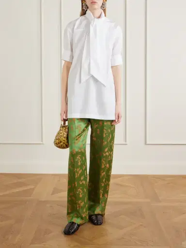 Dries Van Noten Leather Braided Ballet Flats | Thumbnail 4 Dries Van Noten Leather Braided Ballet Flats | Thumbnail 4