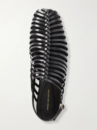 Dries Van Noten Leather Braided Ballet Flats | Thumbnail 6 Dries Van Noten Leather Braided Ballet Flats | Thumbnail 6
