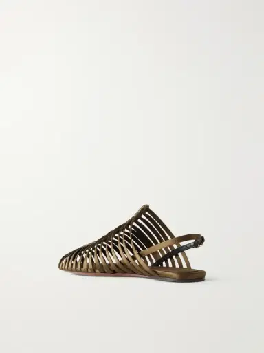 Dries Van Noten Braided Satin Ballet Flats | Thumbnail 3 Dries Van Noten Braided Satin Ballet Flats | Thumbnail 3