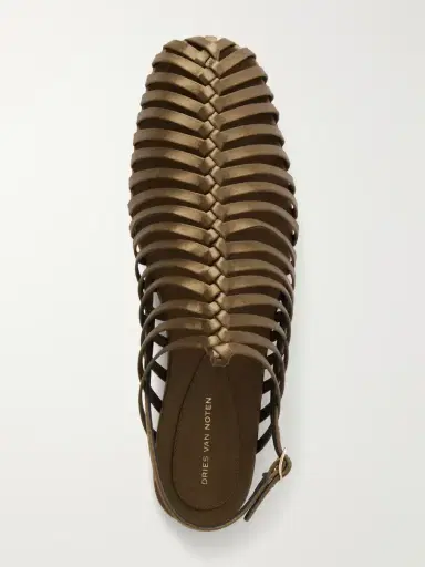 Dries Van Noten Braided Satin Ballet Flats | Thumbnail 6 Dries Van Noten Braided Satin Ballet Flats | Thumbnail 6