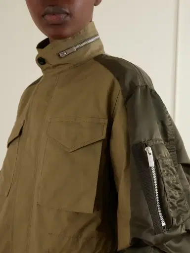 Sacai Shell-trimmed Cotton Jacket | Thumbnail 5 Sacai Shell-trimmed Cotton Jacket | Thumbnail 5