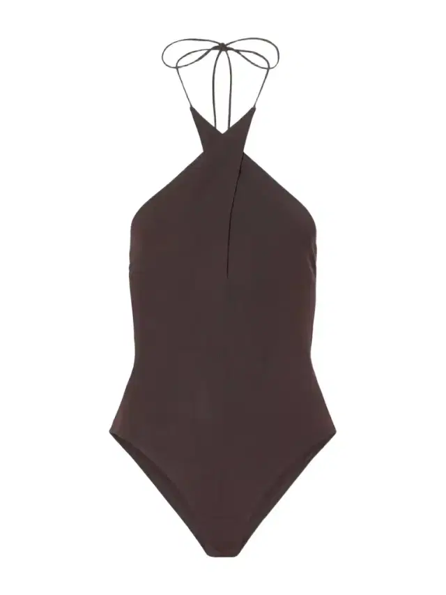 Alex Perry Halterneck Backless Stretch-mesh Bodysuit