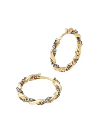 Lucy Delius 14-karat Gold And Diamonds Earrings | Thumbnail 1 Lucy Delius 14-karat Gold And Diamonds Earrings | Thumbnail 1