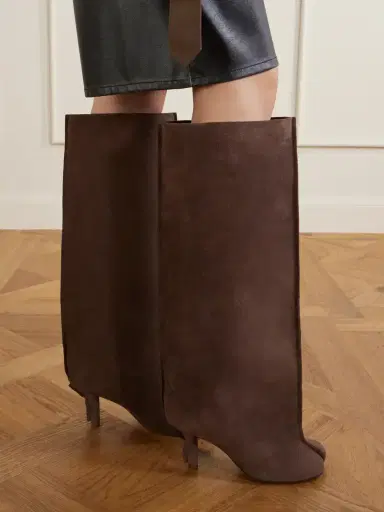 MM6 MAISON MARGIELA Suede Knee Boots | Thumbnail 2