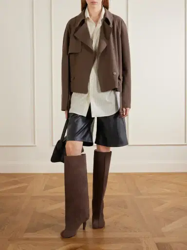MM6 MAISON MARGIELA Suede Knee Boots | Thumbnail 4