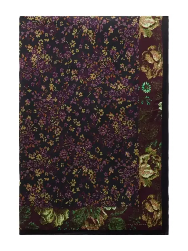 Dries Van Noten Flara Floral-print Twill Scarf