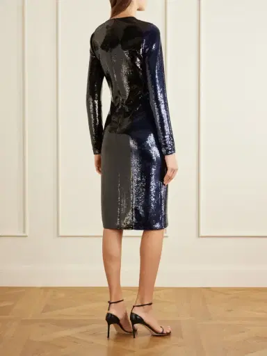 Tom Ford Sequin-embellished Knee-length Dress | Thumbnail 3 Tom Ford Sequin-embellished Knee-length Dress | Thumbnail 3