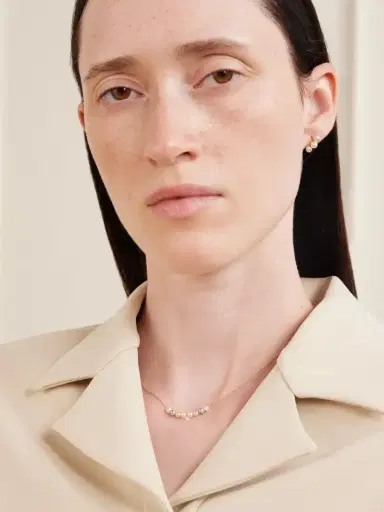Mizuki 14-karat Gold, Pearl And Diamond Necklace | Thumbnail 2