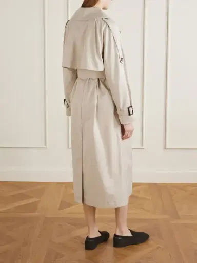 Max Mara Cotton-blend Twill Trench-coat | Thumbnail 4 Max Mara Cotton-blend Twill Trench-coat | Thumbnail 4