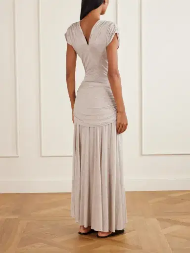 JW Anderson Knot-detail Modal And Cashmere-blend Maxi Dress | Thumbnail 3 JW Anderson Knot-detail Modal And Cashmere-blend Maxi Dress | Thumbnail 3