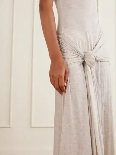 JW Anderson Knot-detail Modal And Cashmere-blend Maxi Dress | Thumbnail 4 JW Anderson Knot-detail Modal And Cashmere-blend Maxi Dress | Thumbnail 4