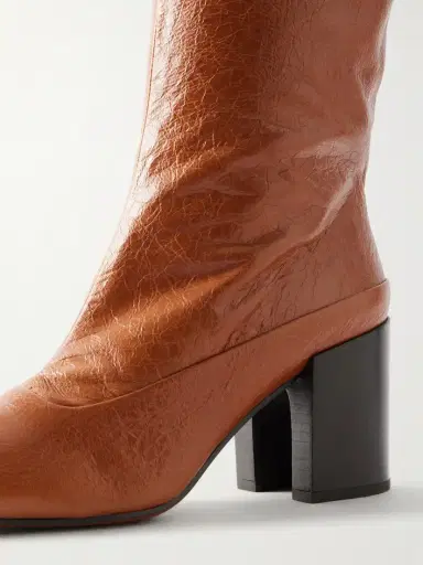 Dries Van Noten Leather Knee Boots | Thumbnail 4 Dries Van Noten Leather Knee Boots | Thumbnail 4
