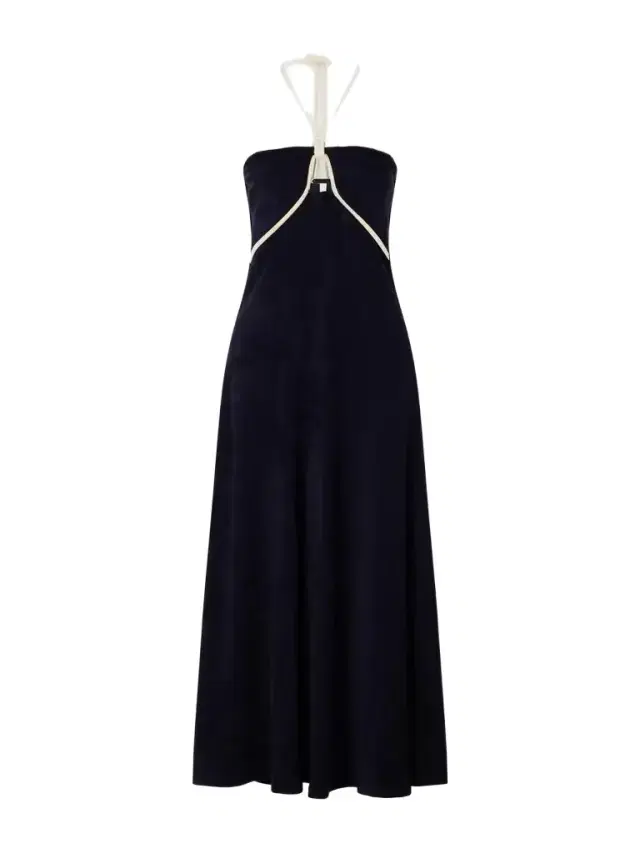 Johanna Ortiz Gleymoon Cut-out Cotton-terry Halterneck Maxi Dress