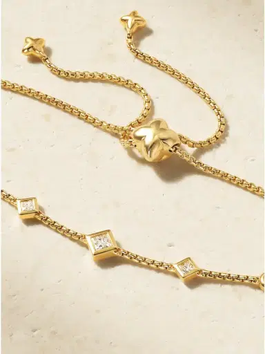 David Yurman Petite Modern Renaissance® 18-karat Yellow Gold Diamond Bracelet | Thumbnail 3