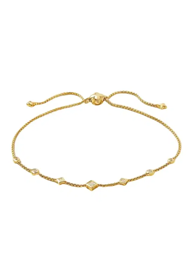 David Yurman Petite Modern Renaissance® 18-karat Yellow Gold Diamond Bracelet