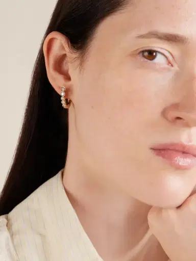 Sophie Bille Brahe Boucle Ensemble 18-karat Recycled Gold Diamond Earrings | Thumbnail 2 Sophie Bille Brahe Boucle Ensemble 18-karat Recycled Gold Diamond Earrings | Thumbnail 2