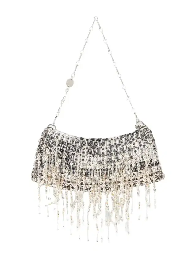 Rabanne Sac A Main Beaded Chainmail Shoulder Bag
