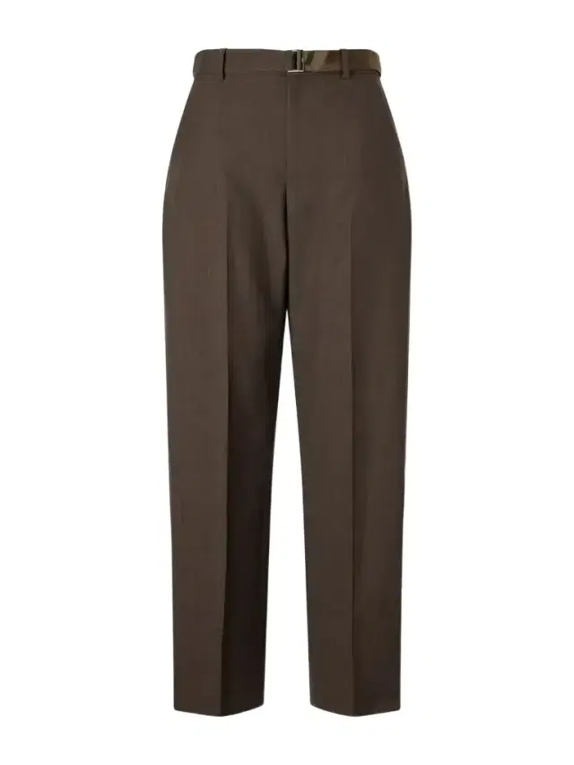 Sacai Pleated Belted Twill Wide-leg Pants