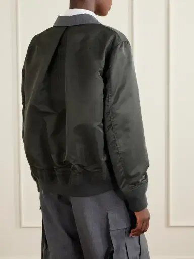 Sacai Shell-trimmed Wool Blazer | Thumbnail 3