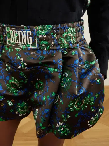 Sacai Floral-print Satin Shorts | Thumbnail 5