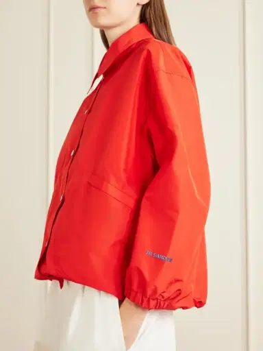 Jil Sander Logo-embossed Shell Jacket | Thumbnail 4 Jil Sander Logo-embossed Shell Jacket | Thumbnail 4