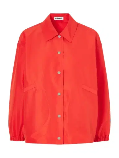Jil Sander Logo-embossed Shell Jacket | Thumbnail 1 Jil Sander Logo-embossed Shell Jacket | Thumbnail 1