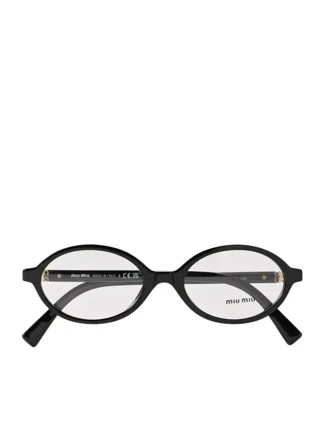Miu Miu Eyewear Oval-frame Acetate Optical Glasses