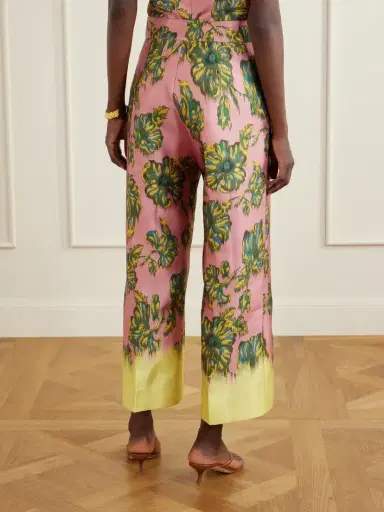 ALÉMAIS Faye Floral-print Twill Wide-leg Pants | Thumbnail 4