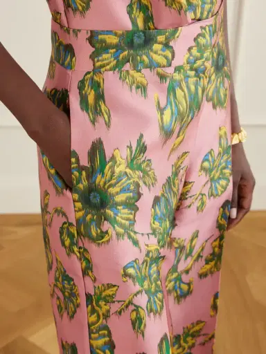 ALÉMAIS Faye Floral-print Twill Wide-leg Pants | Thumbnail 5
