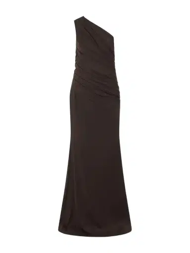 Alex Perry One-shoulder Gathered Jersey Gown | Thumbnail 1 Alex Perry One-shoulder Gathered Jersey Gown | Thumbnail 1