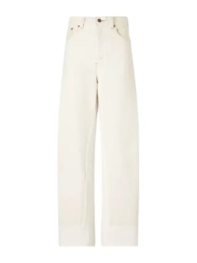 B SIDES Reworked Culotte Distressed Wide-leg Jeans