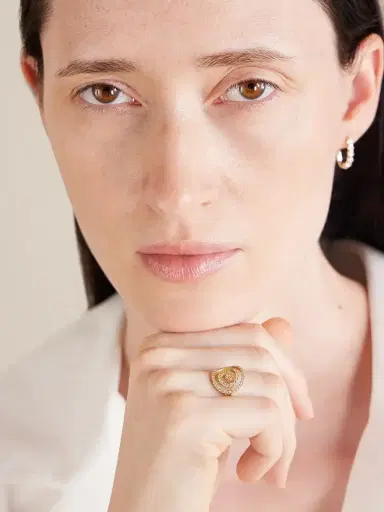 Ileana Makri Spira 18-karat Gold Diamond Ring | Thumbnail 2